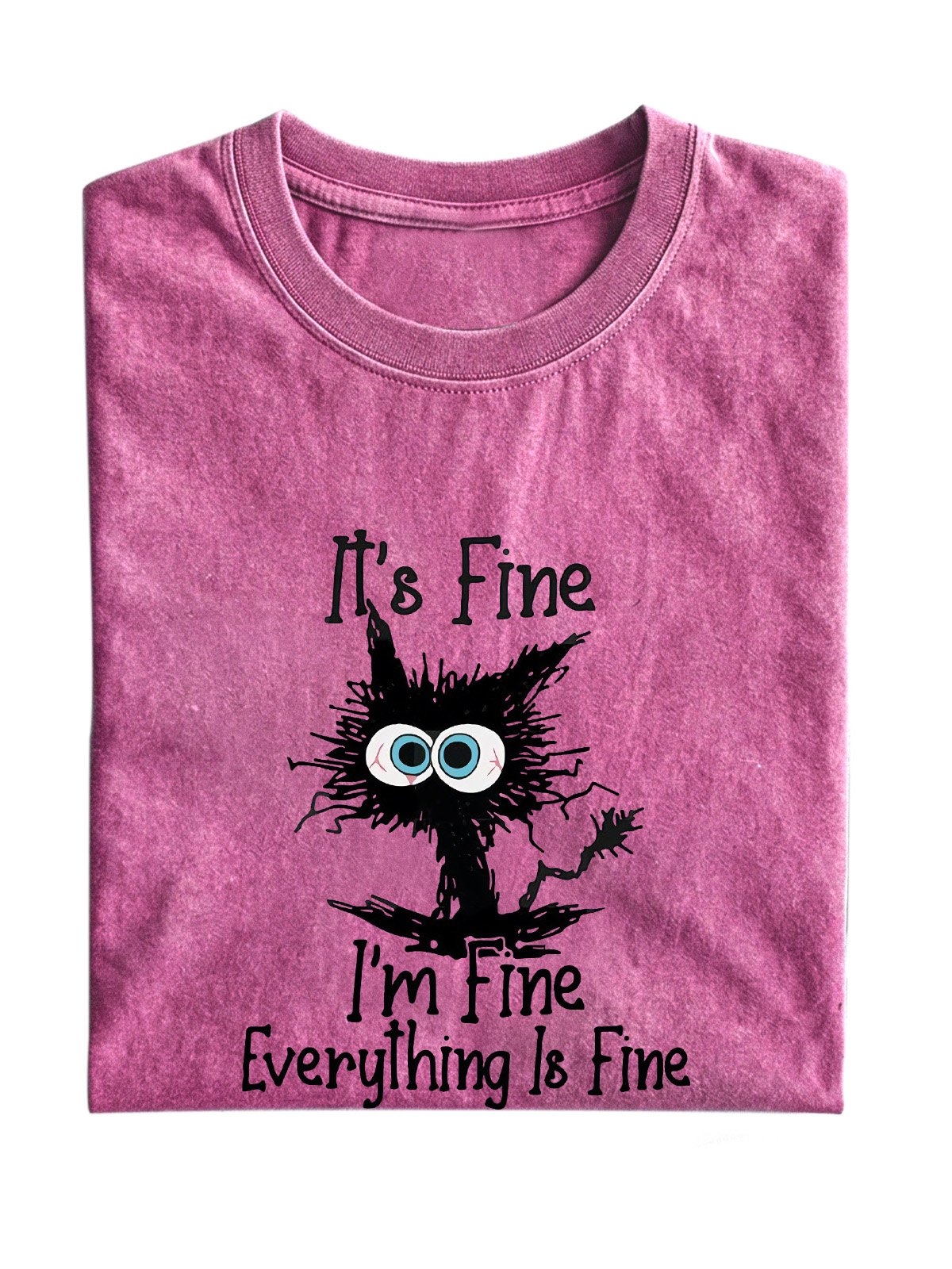 I'm Fine Cotton Short-sleeve T-shirt