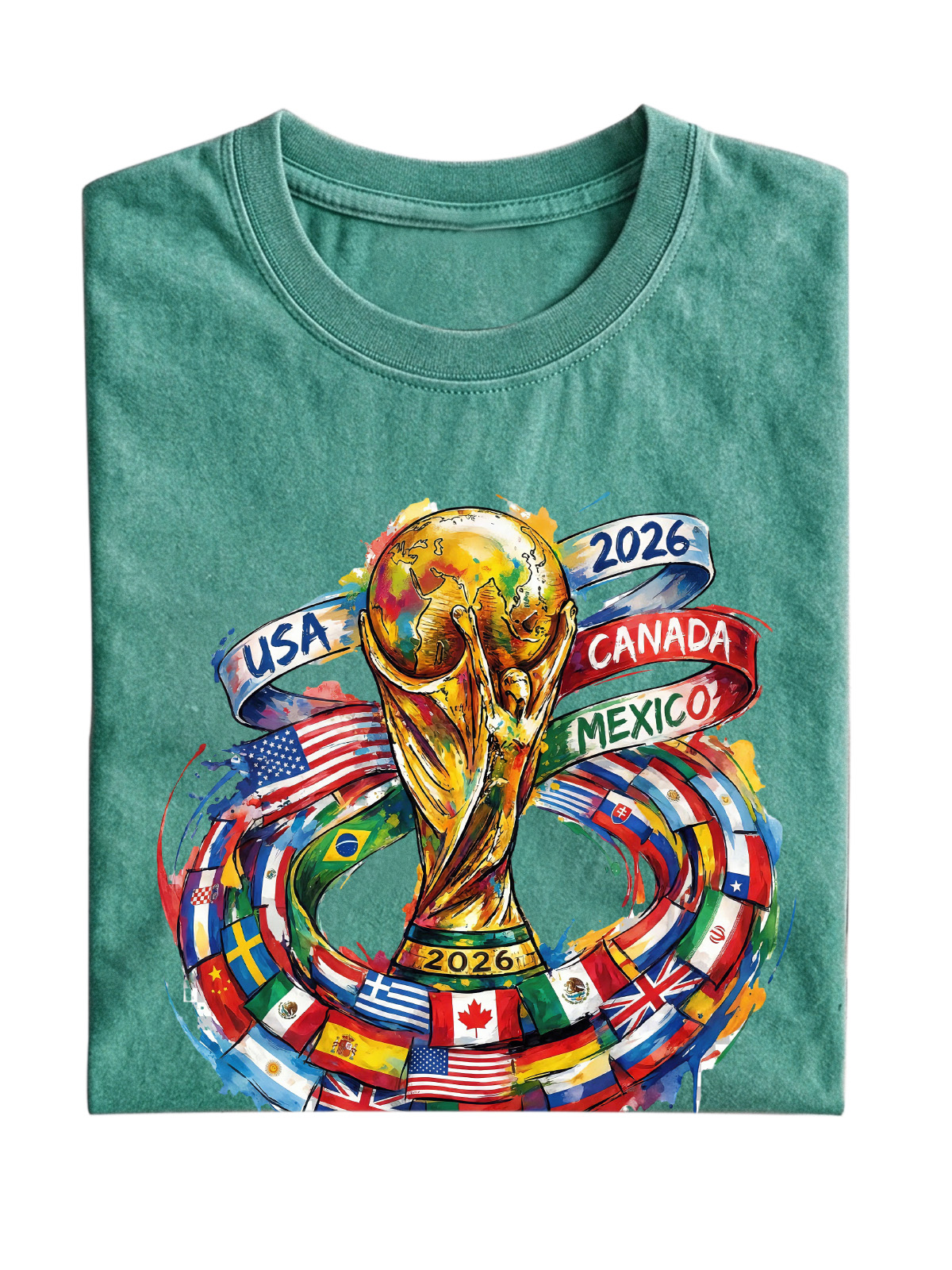 World Cup 2026 Cotton Short Sleeve T-shirt