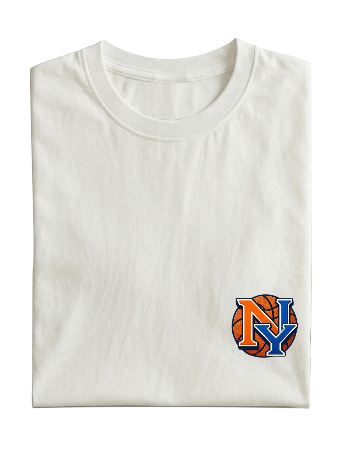 NY Minimalist Casual Cotton Short-Sleeve T-Shirt