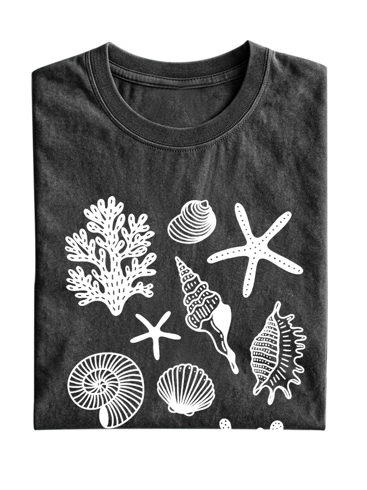 Hawaiian Shell Cotton Short-sleeved T-shirt