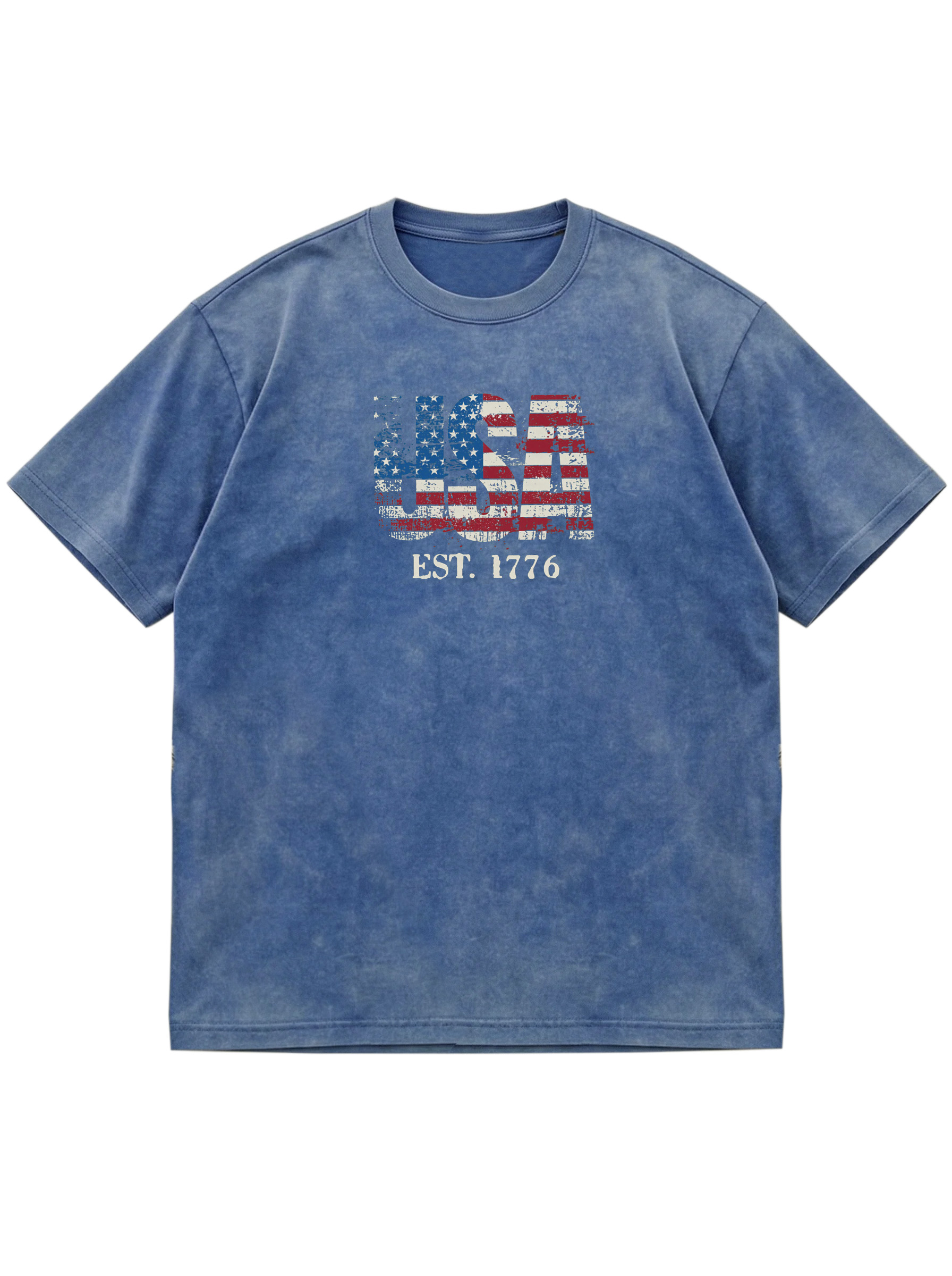 Vintage Usa Wash Cotton Short Sleeve T-shirt
