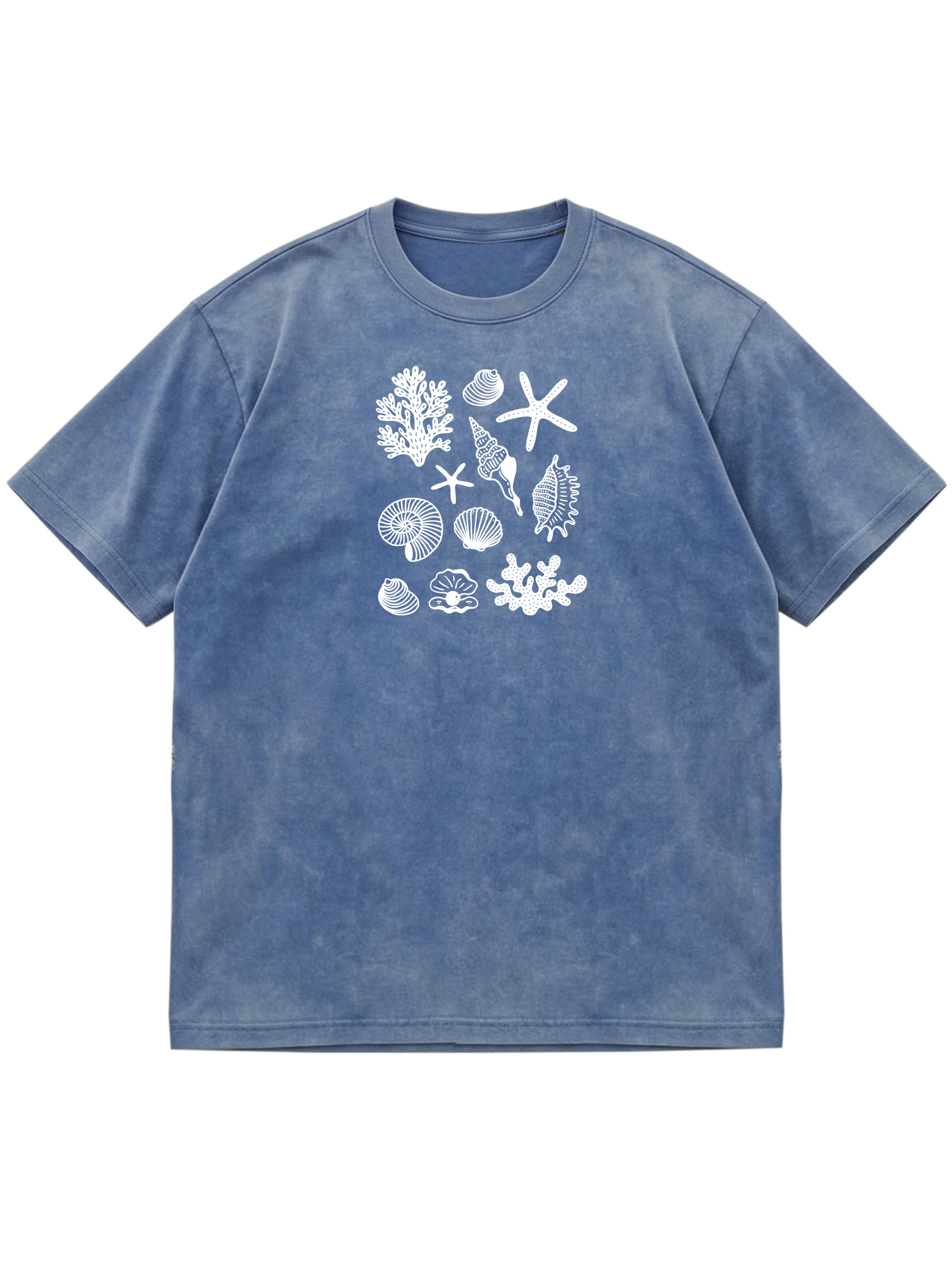 Hawaiian Shell Cotton Short-sleeved T-shirt