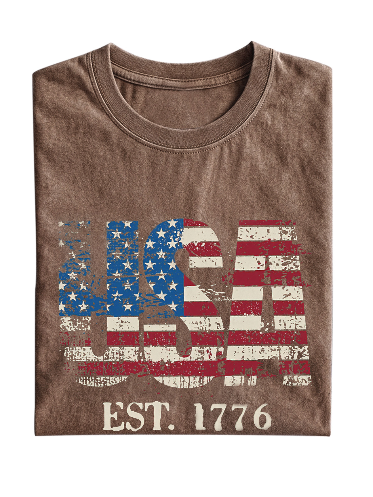 Vintage Usa Wash Cotton Short Sleeve T-shirt