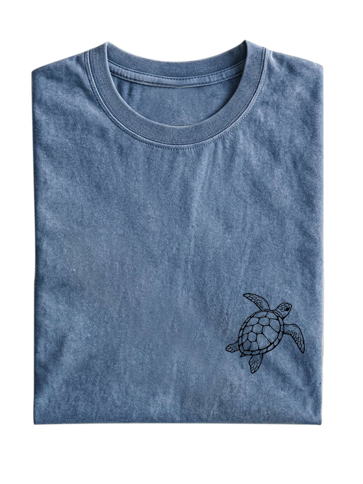 Daily Casual Turtle Cotton Short Sleeve T-shirt