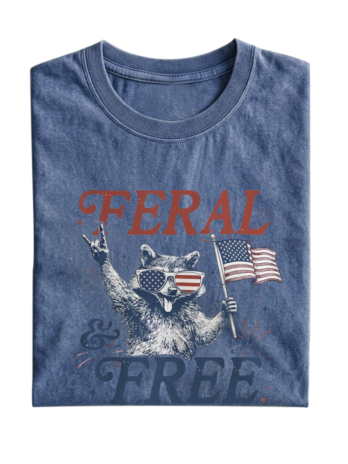 Fun Feral Free Cotton Short Sleeve T-shirt