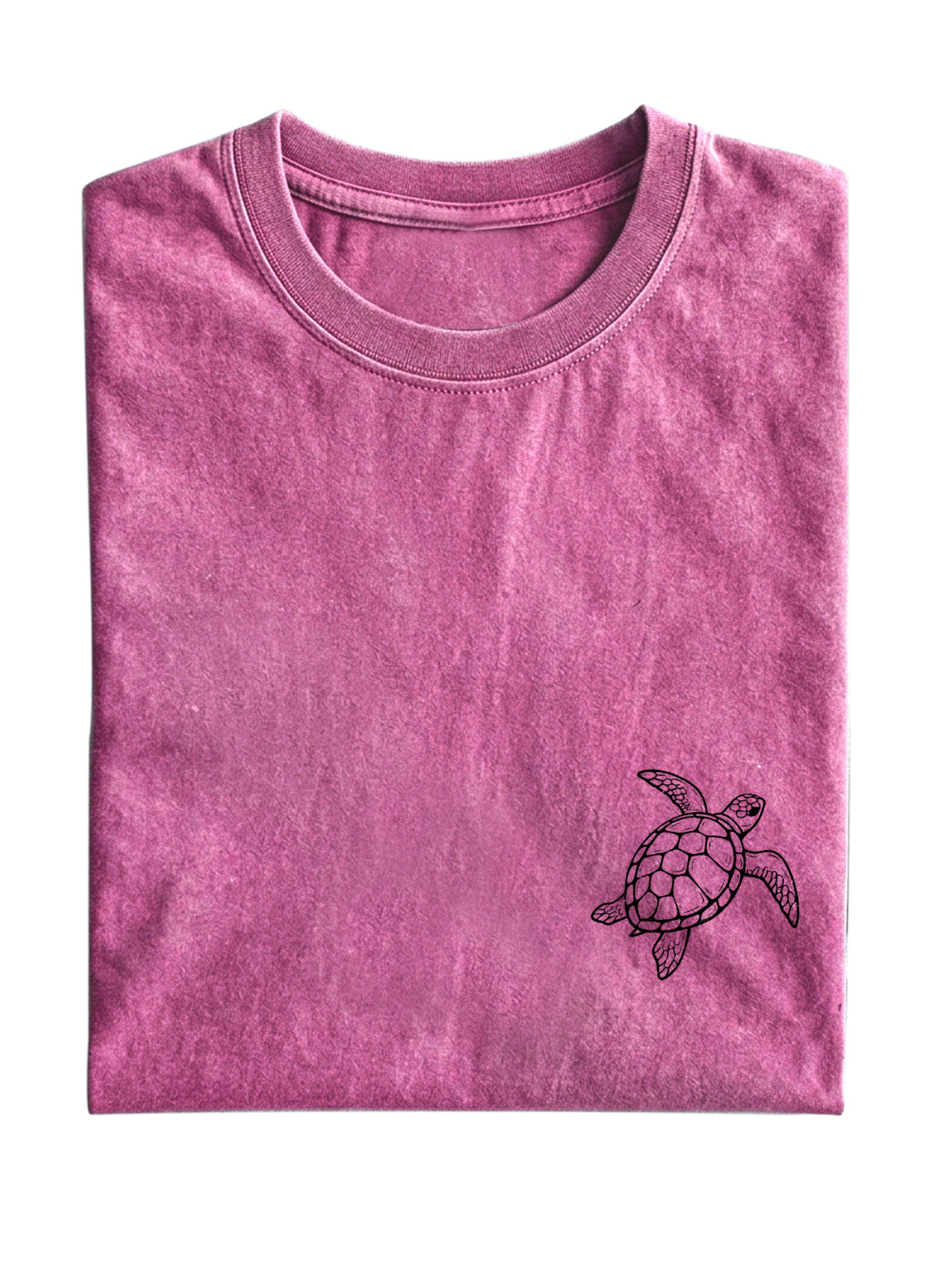 Daily Casual Turtle Cotton Short Sleeve T-shirt