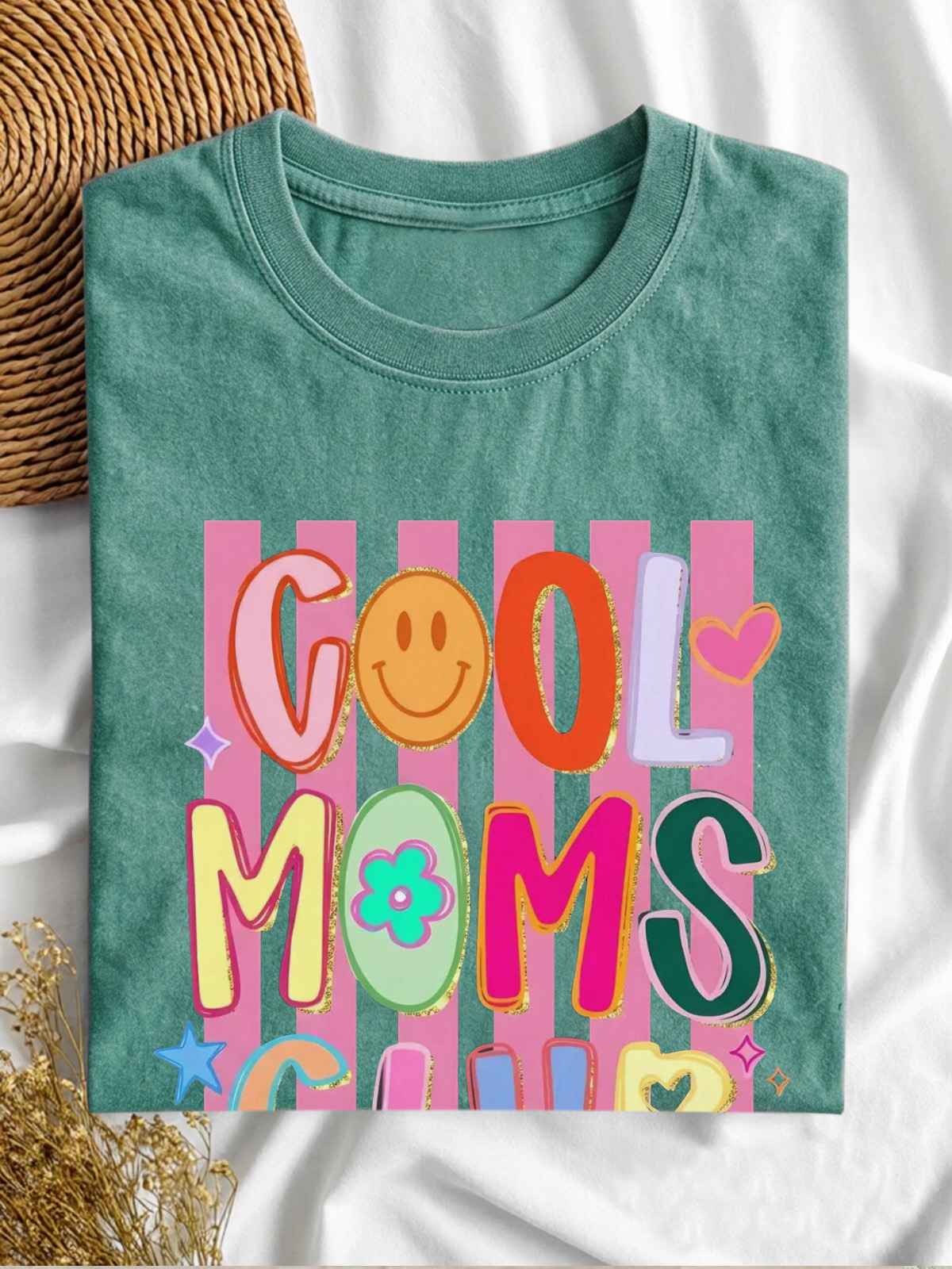Cool Mom Club Cotton Short-sleeve T-shirt