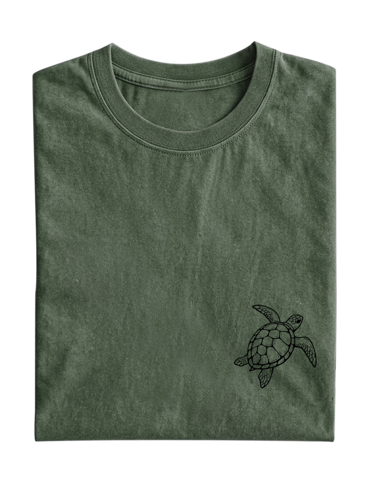 Daily Casual Turtle Cotton Short Sleeve T-shirt
