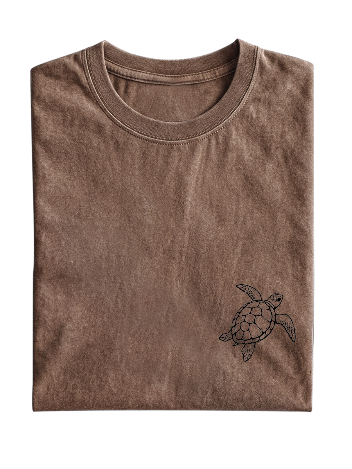Daily Casual Turtle Cotton Short Sleeve T-shirt