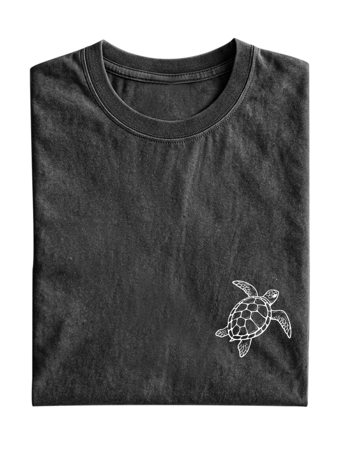 Daily Casual Turtle Cotton Short Sleeve T-shirt