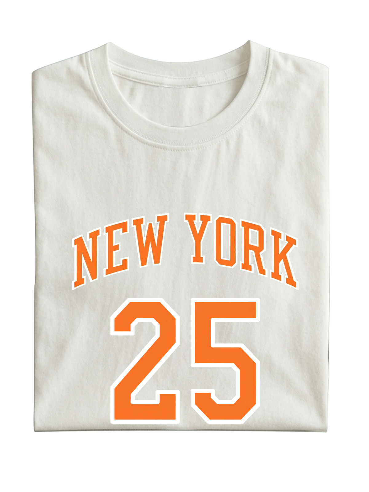 New York No. 25 Basketball Cotton Short-Sleeve T-Shirt