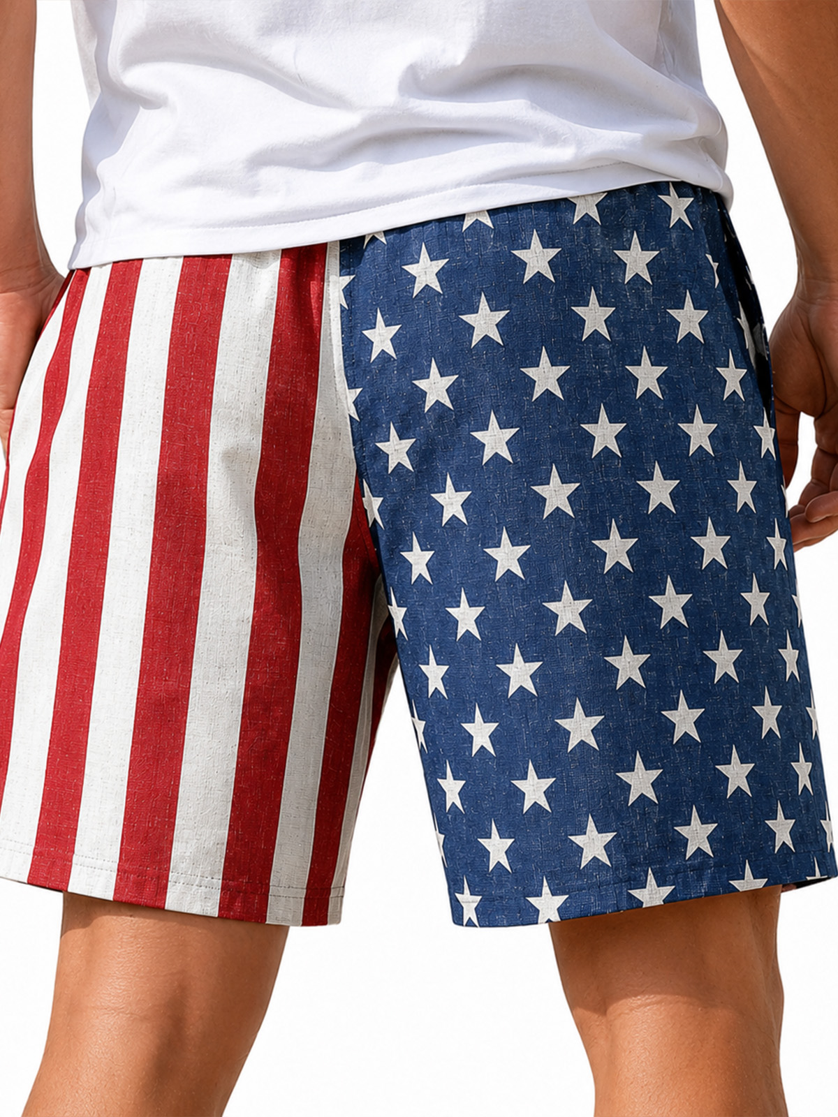 Simple Independence Day Usa Casual Shorts
