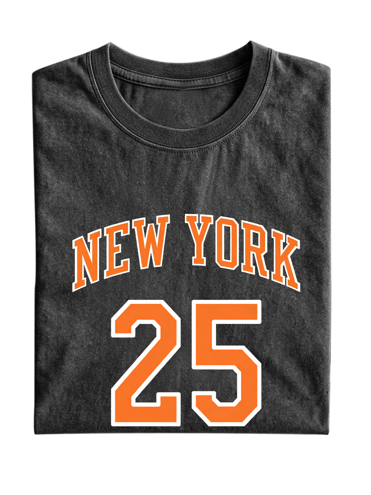 New York No. 25 Basketball Cotton Short-Sleeve T-Shirt