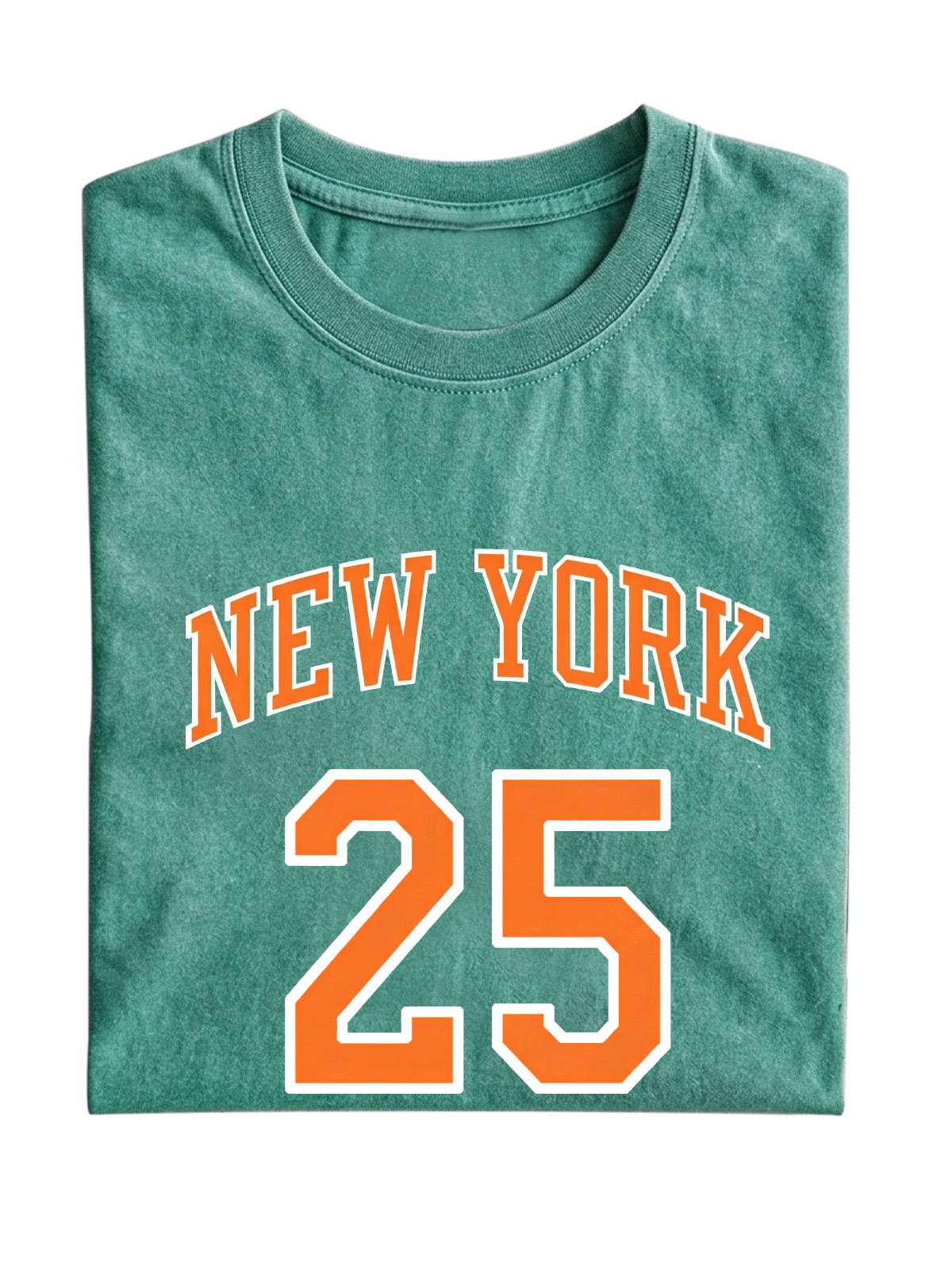 New York No. 25 Basketball Cotton Short-Sleeve T-Shirt