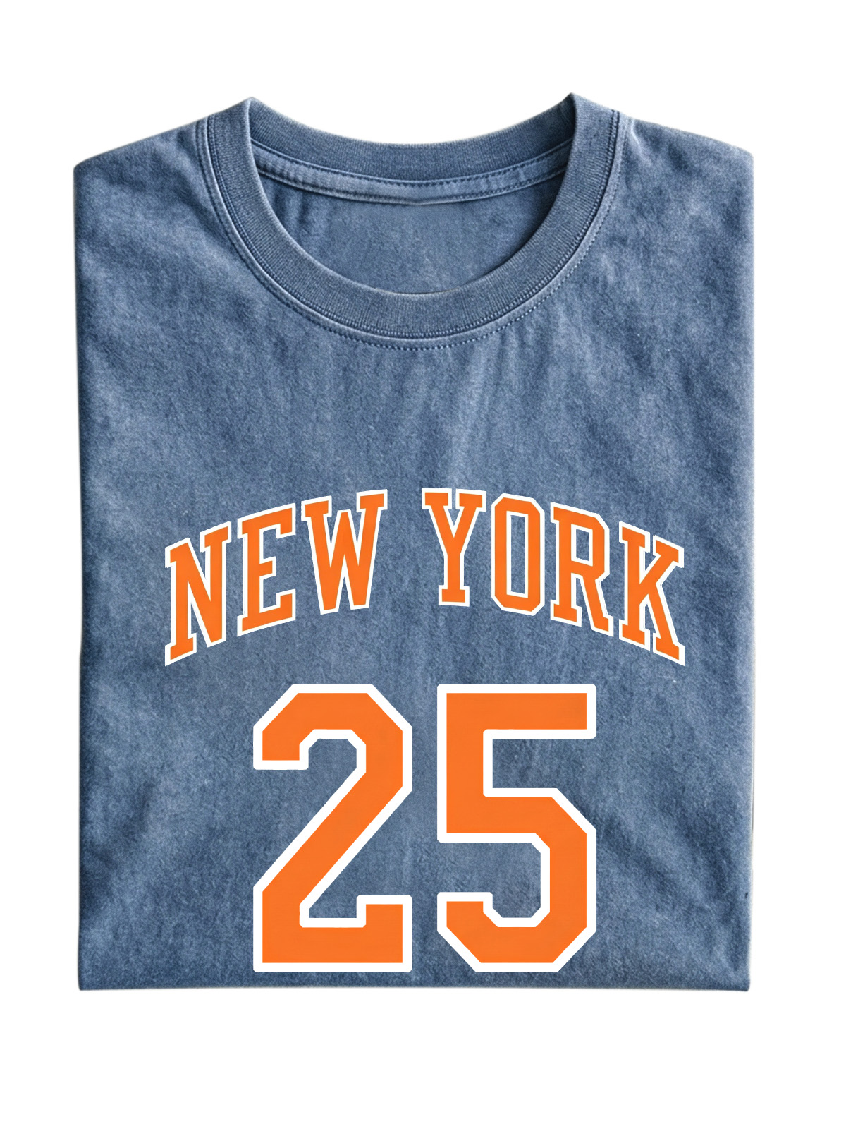New York No. 25 Basketball Cotton Short-Sleeve T-Shirt