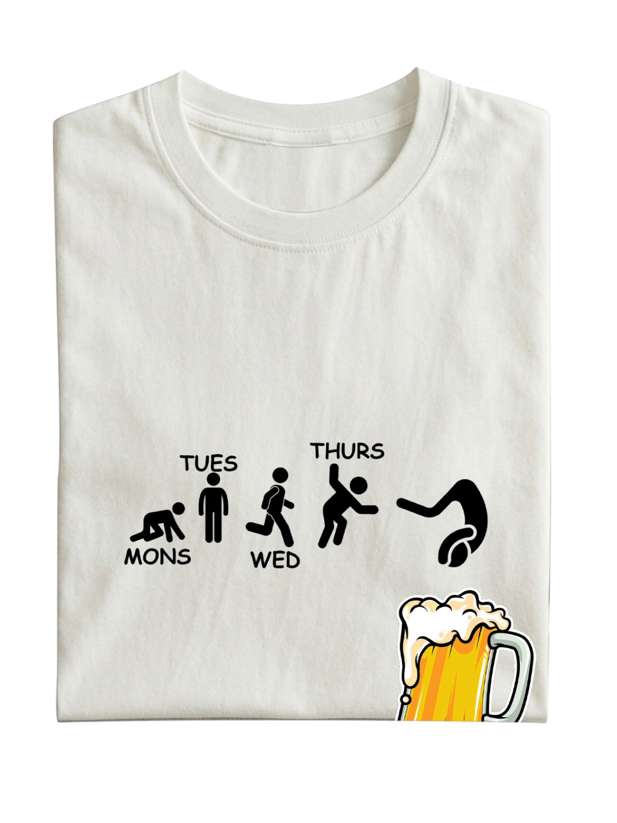 Fun Beer Lover Cotton T-shirt