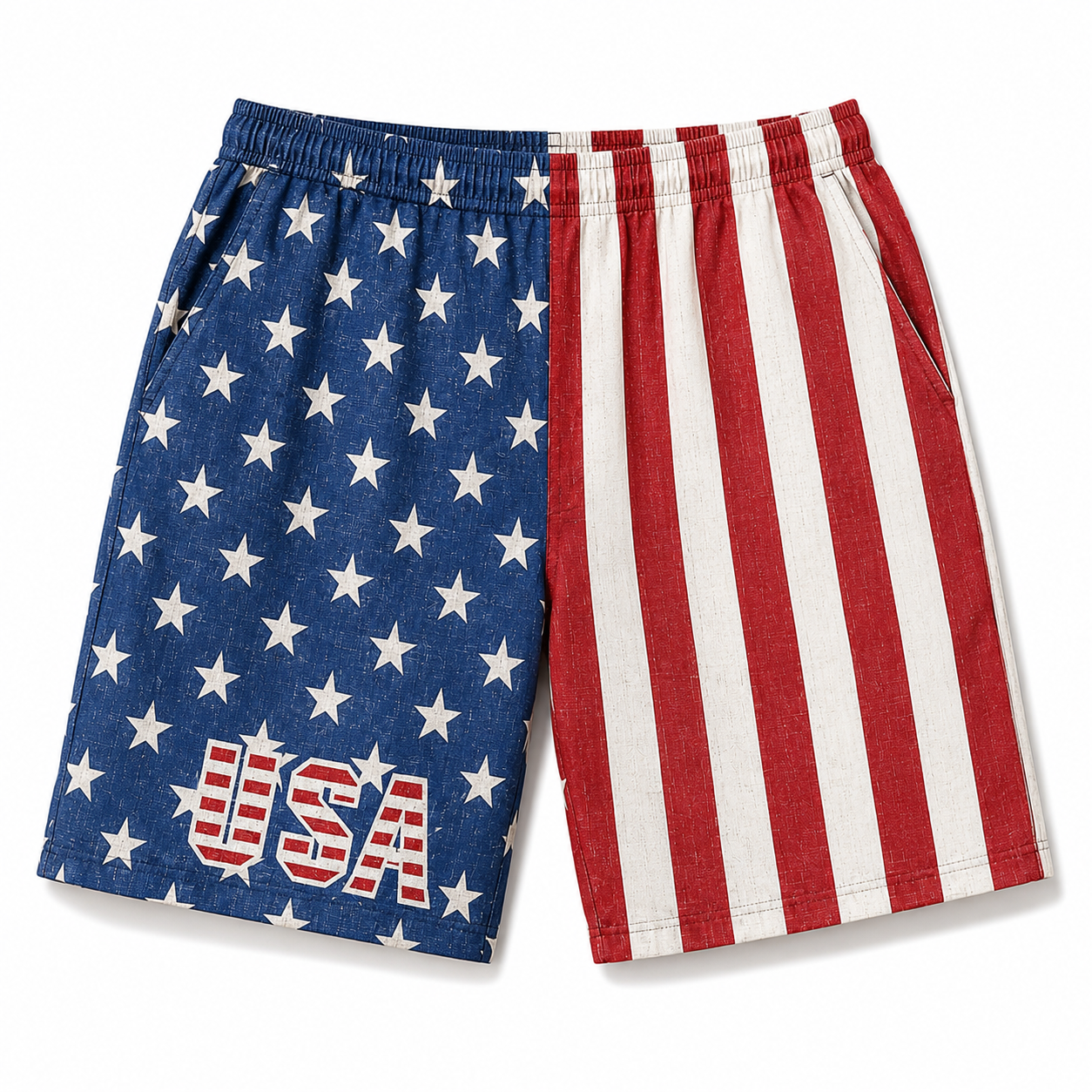 Simple Independence Day Usa Casual Shorts