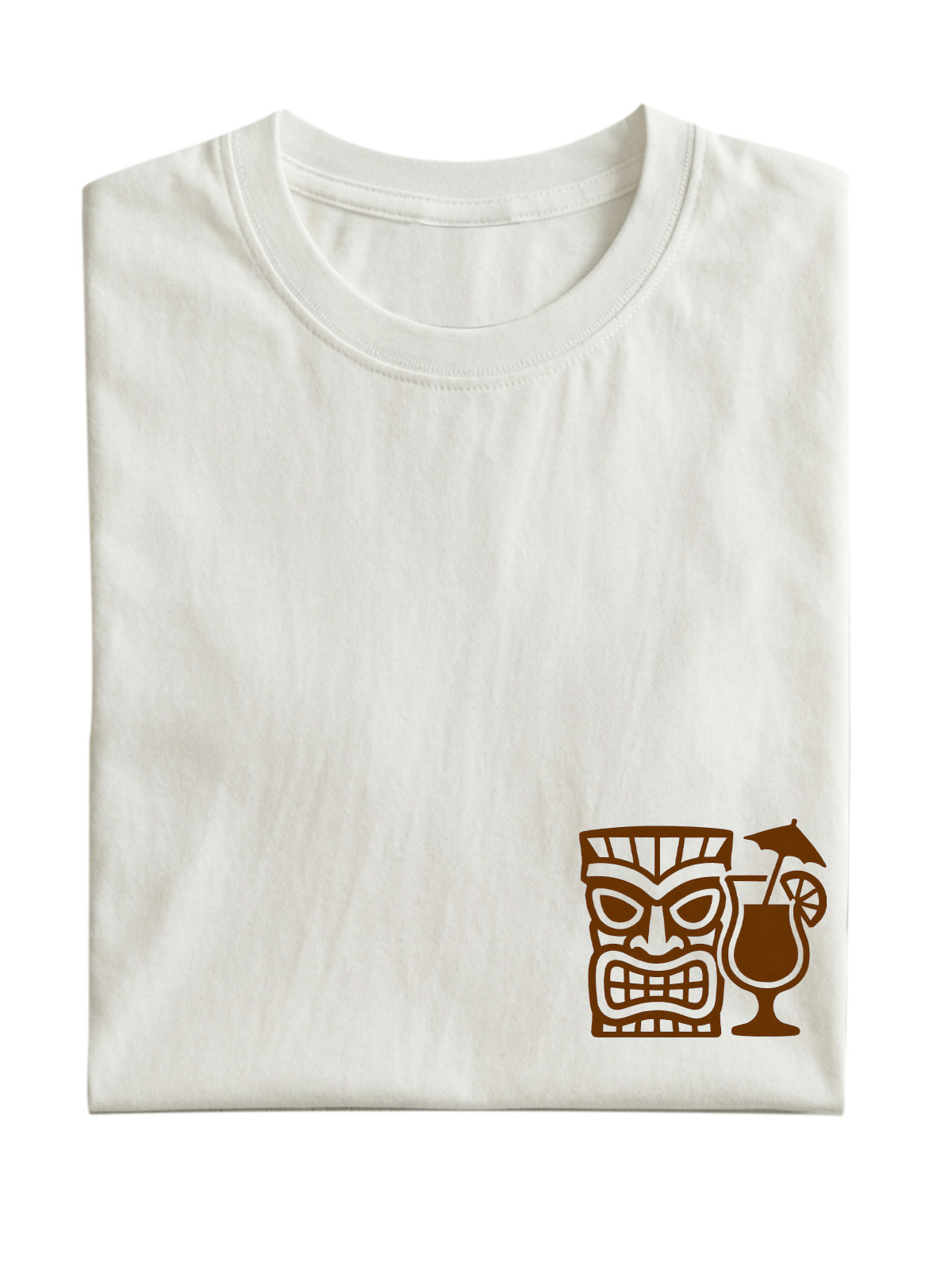Hawaii Tiki Cotton T-shirt