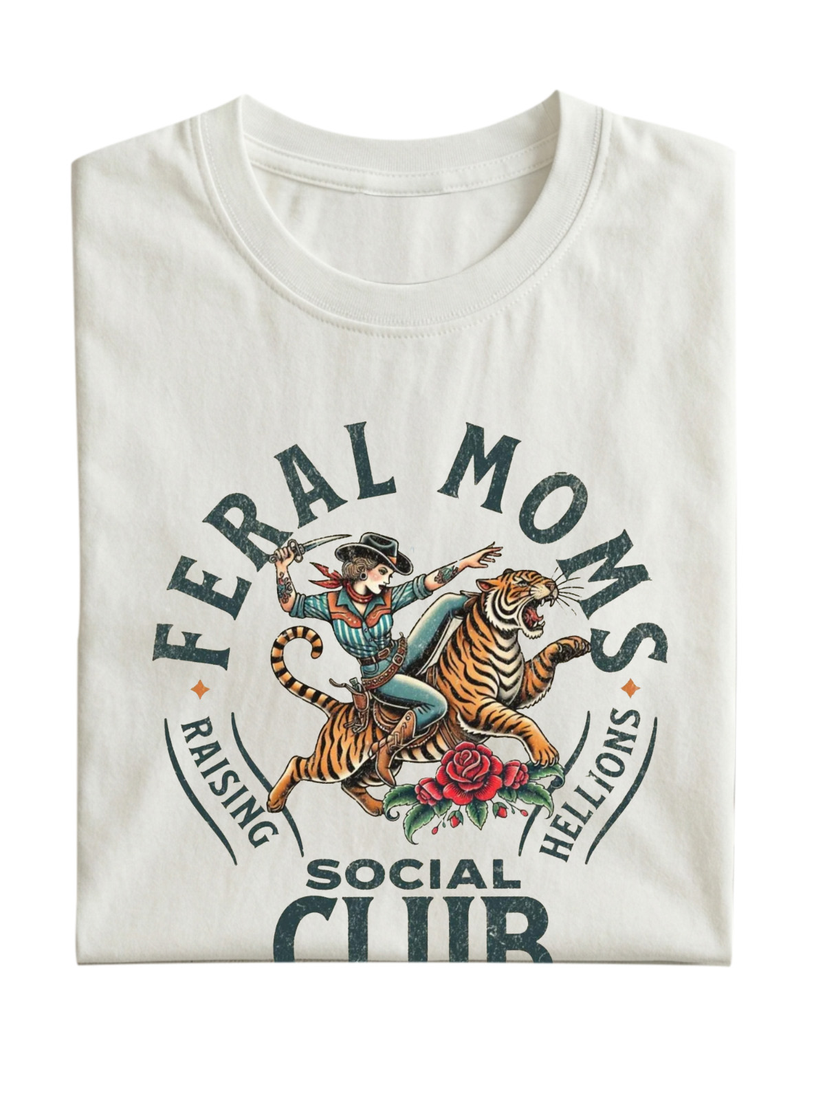 Feral Moms Club Cotton T-shirt