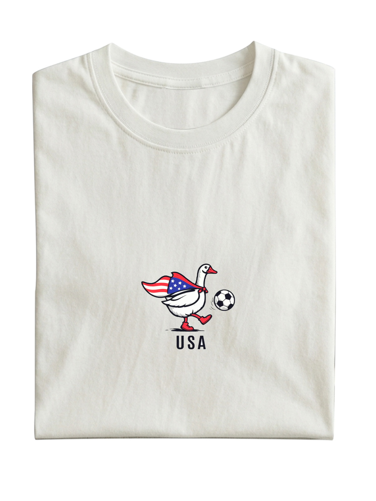 Fun Usa Football Cotton Short-sleeved T-shirt