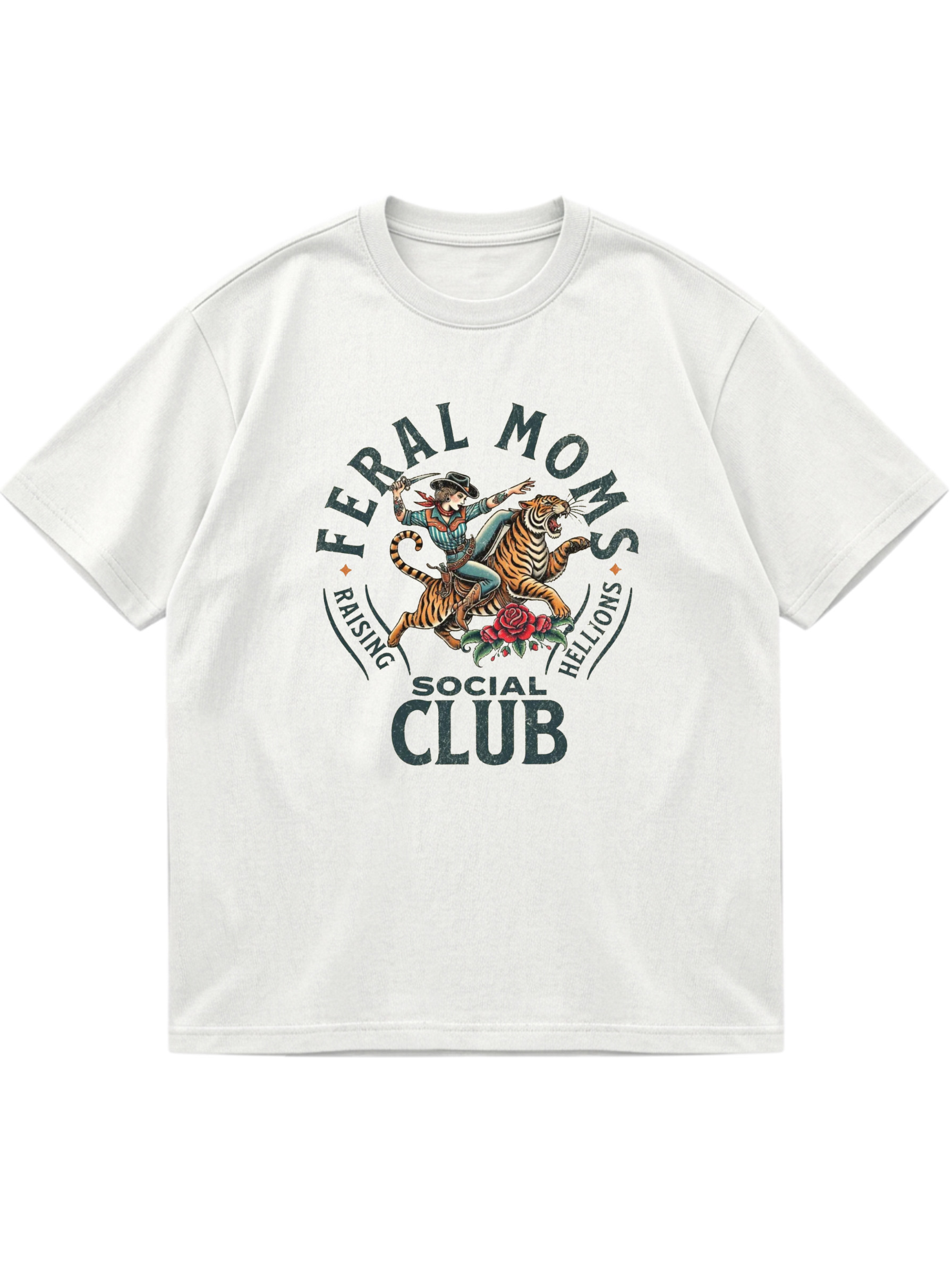 Feral Moms Club Cotton T-shirt