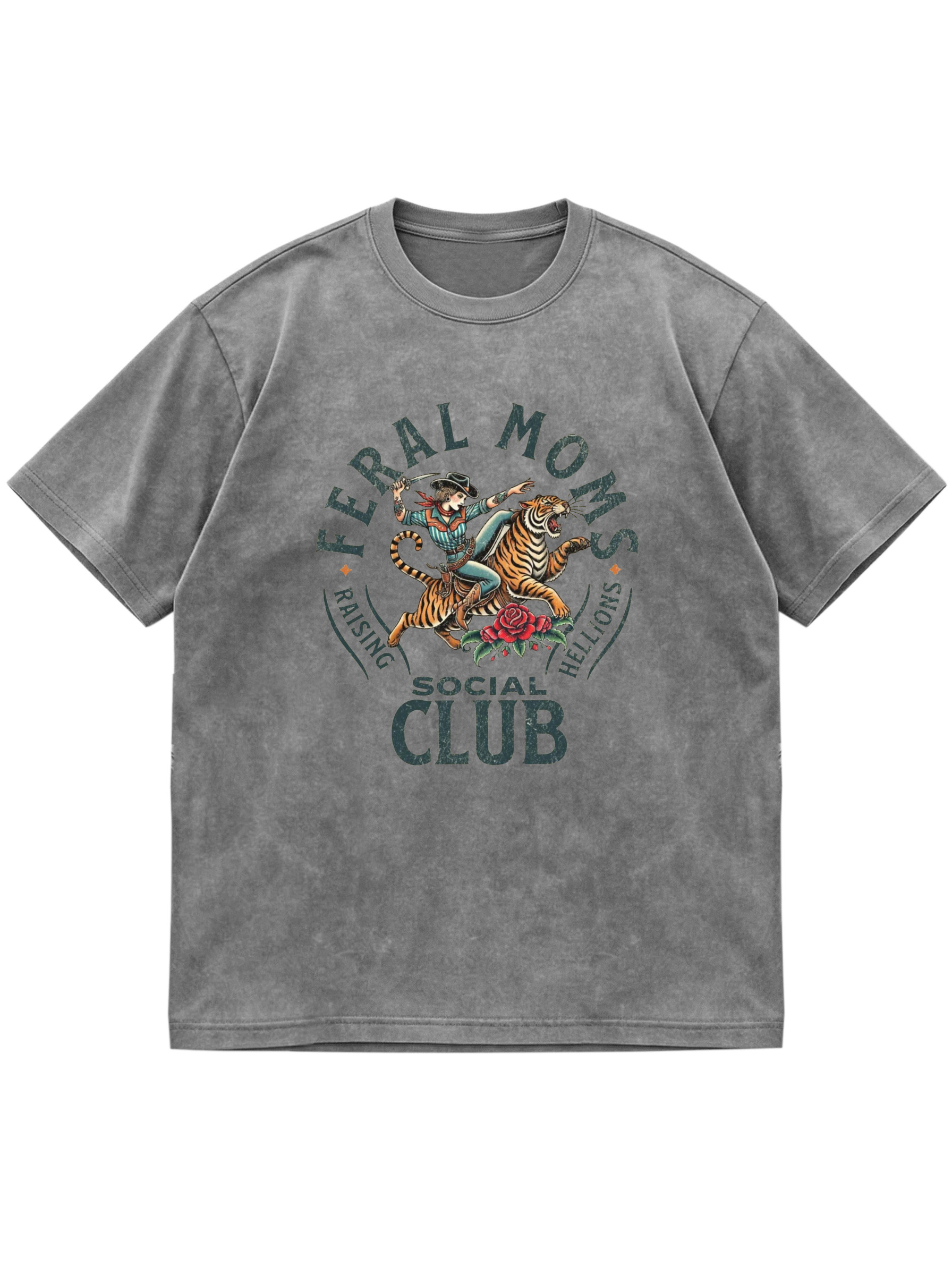 Feral Moms Club Cotton T-shirt
