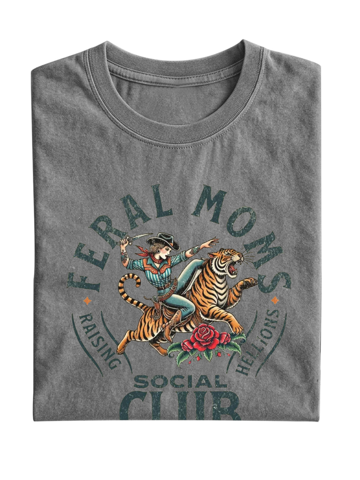Feral Moms Club Cotton T-shirt