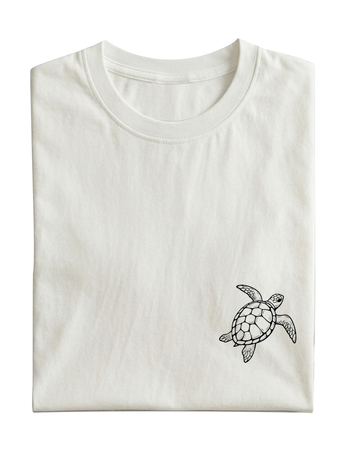 Daily Casual Turtle Cotton Short Sleeve T-shirt