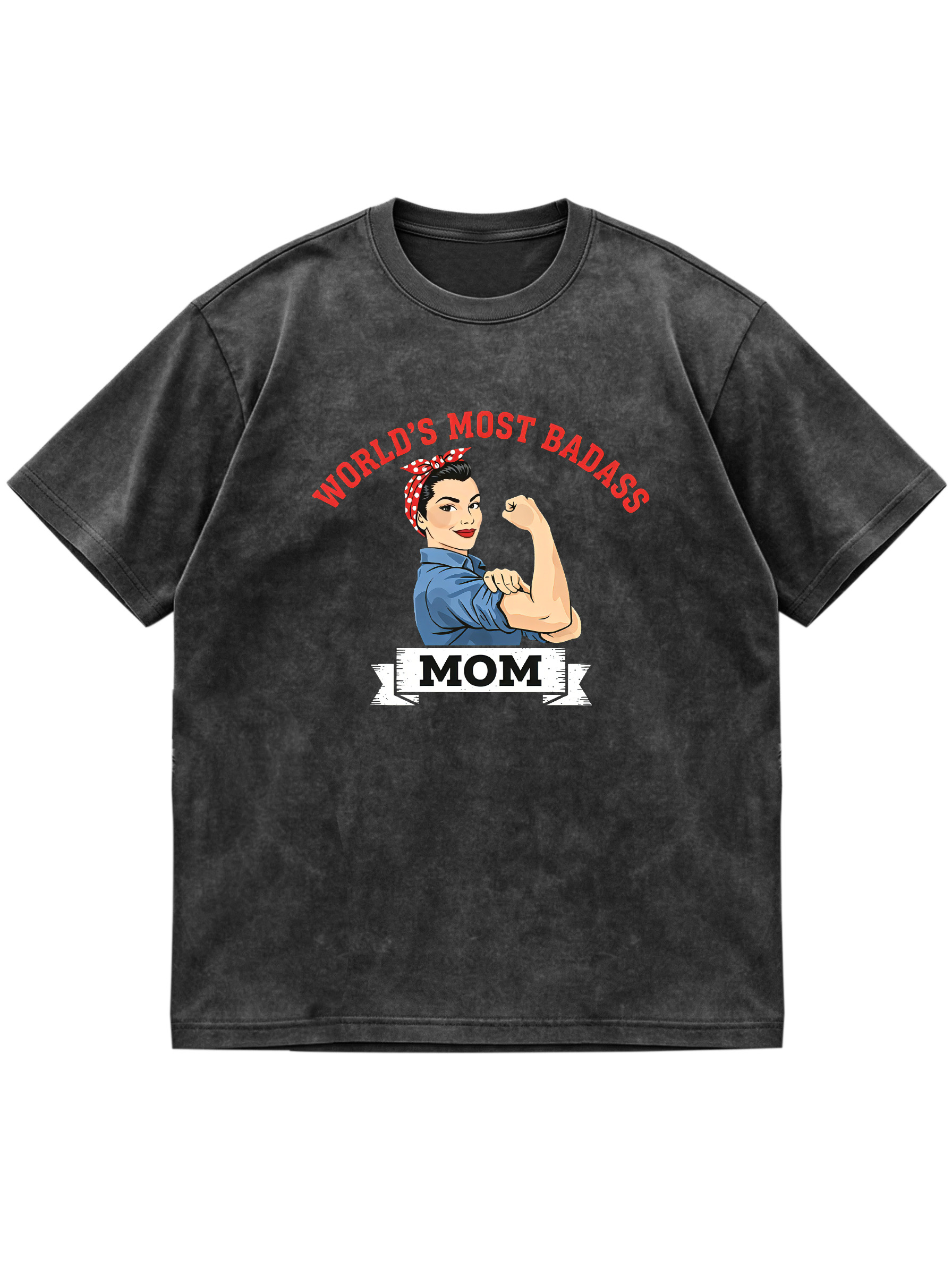 World's Most Badass Mom Cotton Short-sleeve T-shirt