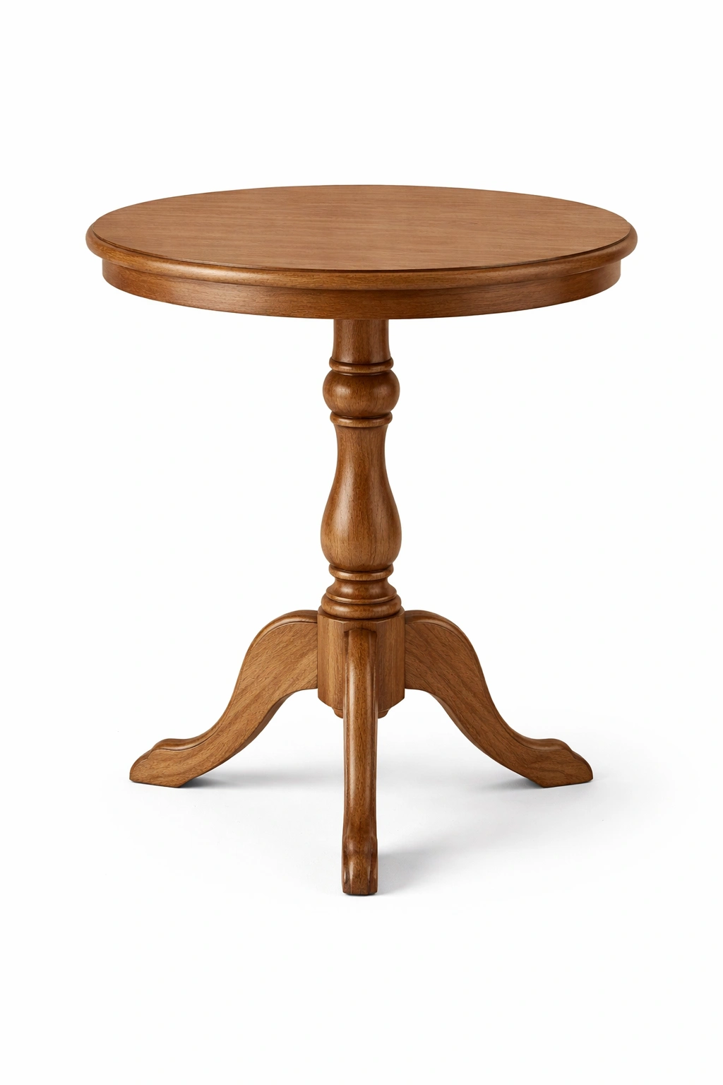 Table ronde bois massif pied central classique-tivirox