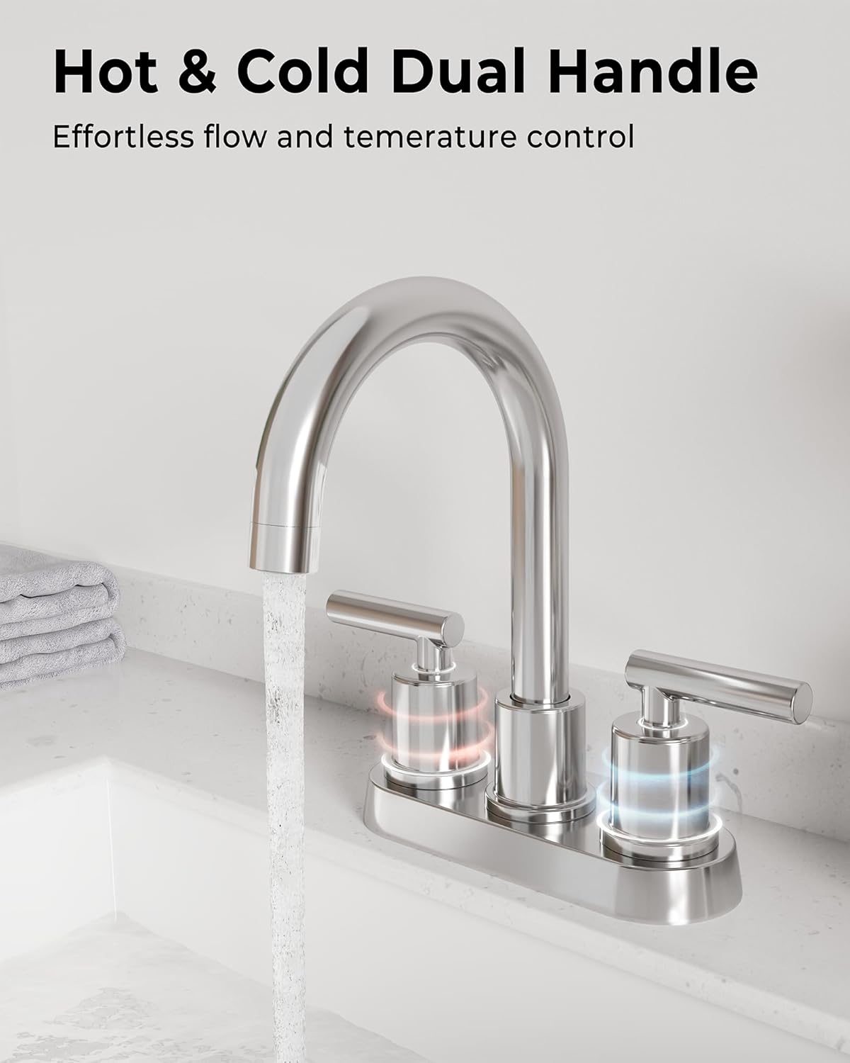 Bathroom Sink Faucet 4 Inch 