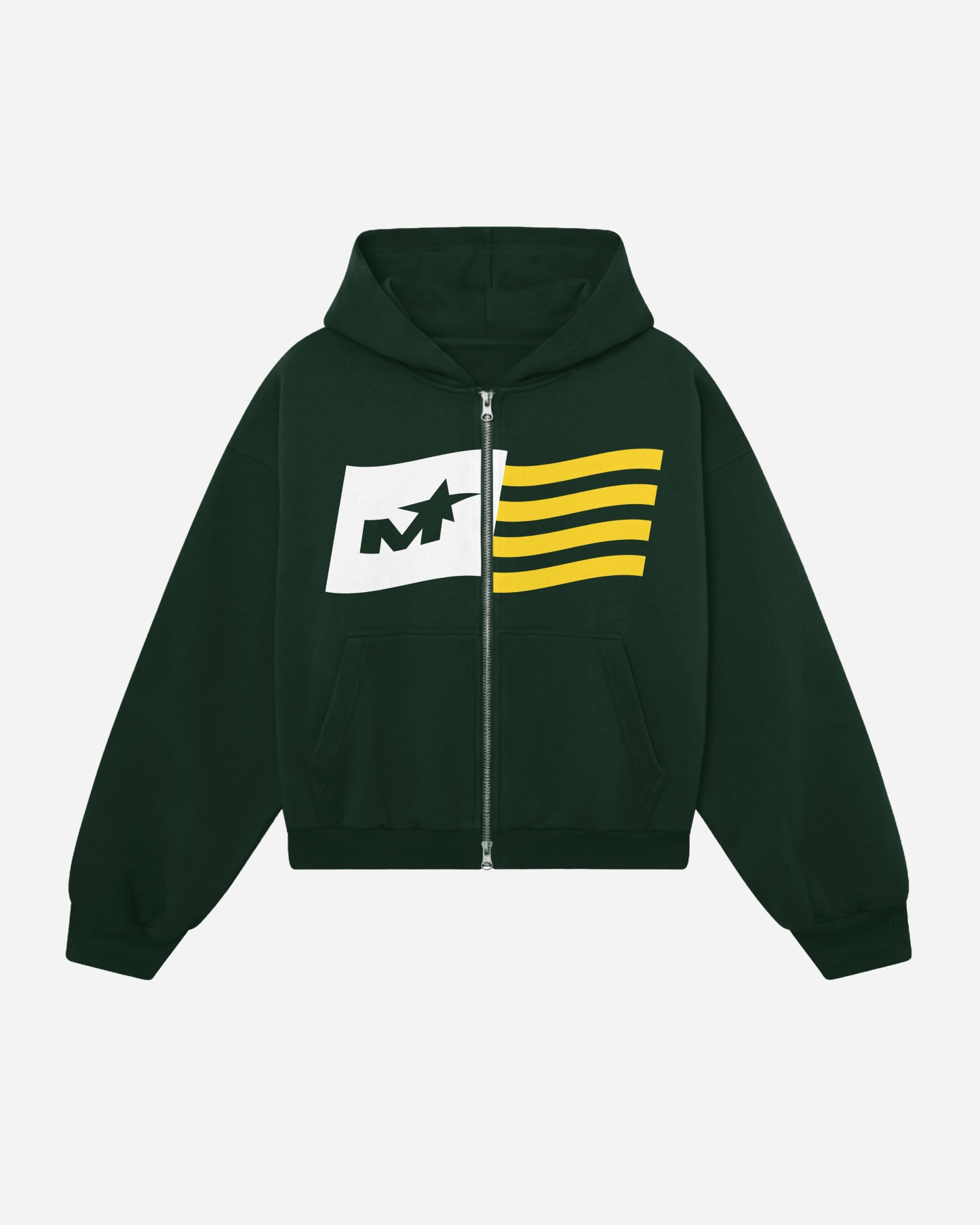 Signature Flag Zipper