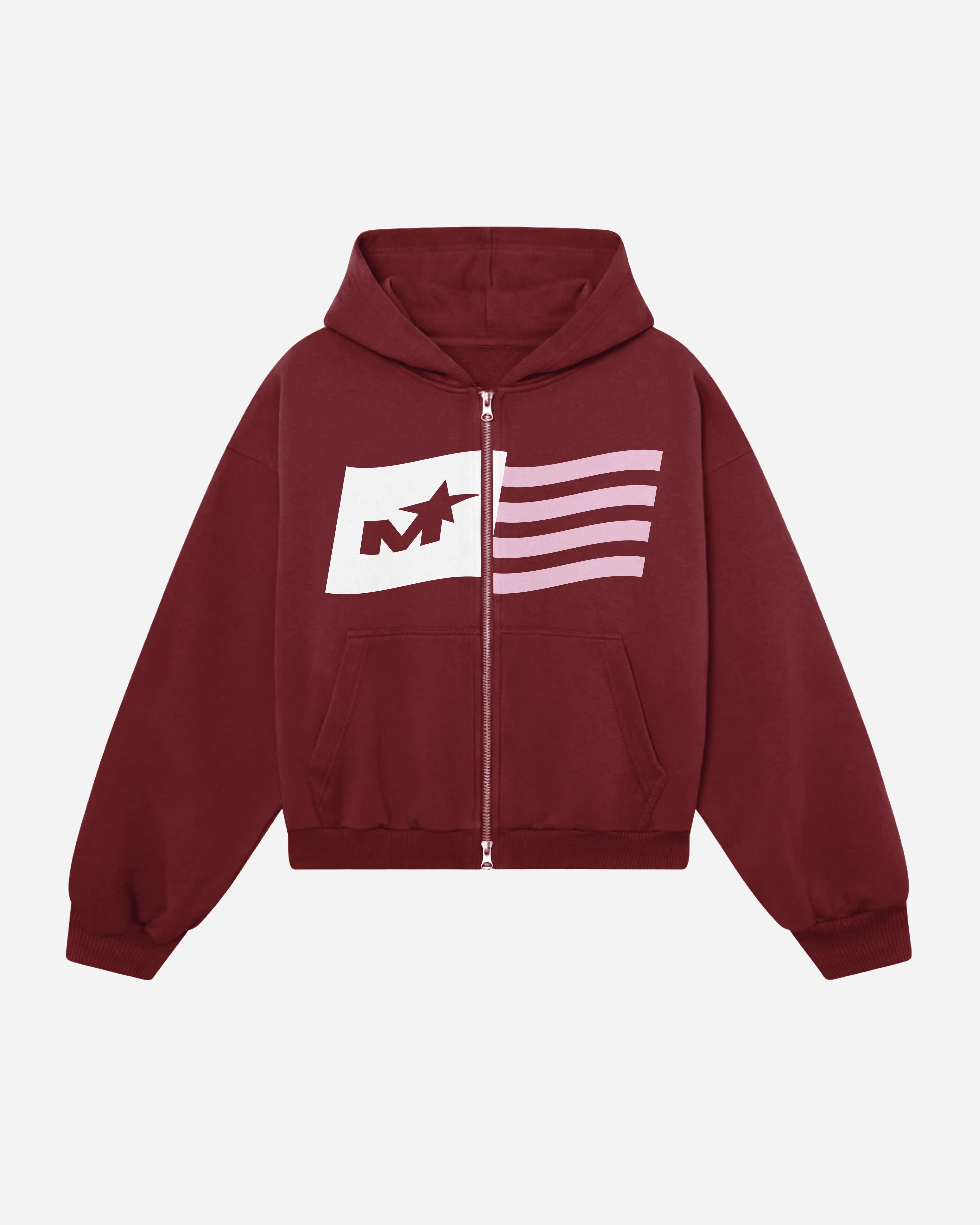 Signature Flag Zipper
