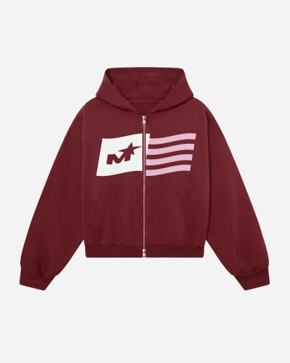 Signature Flag Zipper