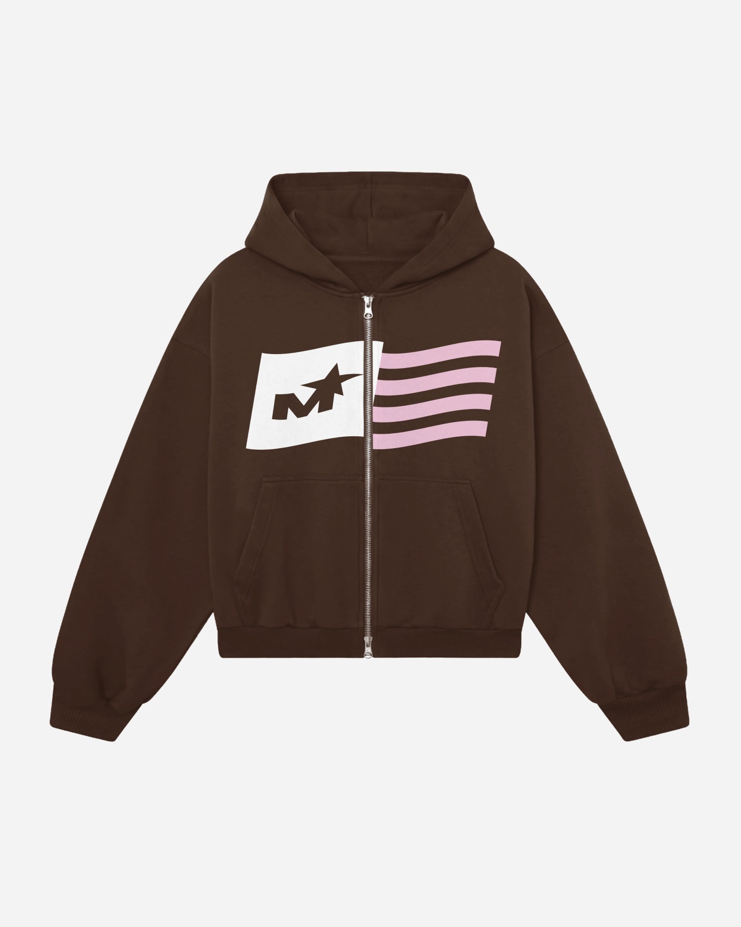 Signature Flag Zipper