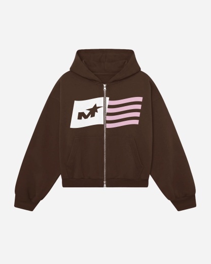 Signature Flag Zipper