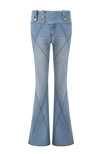MALLORY JEAN - LIGHT BLUE DENIM