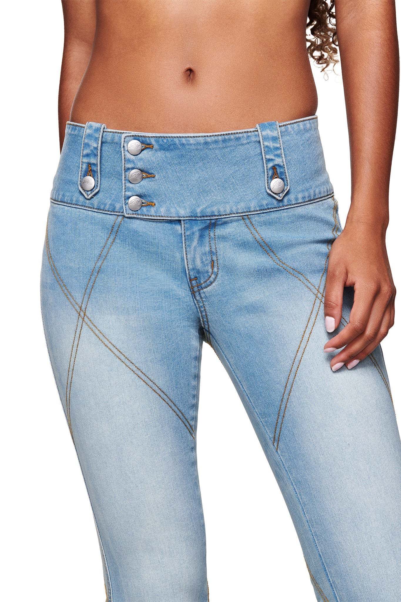 MALLORY JEAN - LIGHT BLUE DENIM