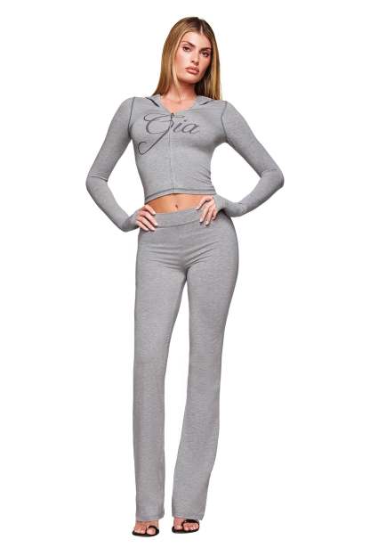 BLARE JERSEY TRACKPANT - GREY : HEATHER GREY