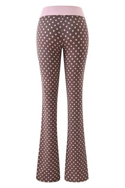 BLARE CROSSOVER PANT - PINK CHOCOLATE