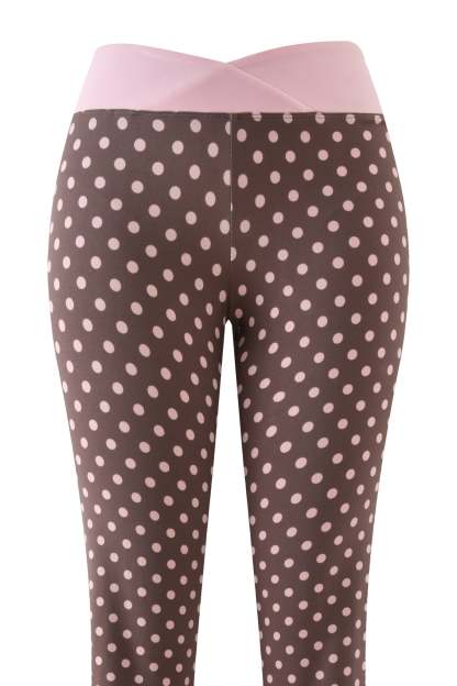 BLARE CROSSOVER PANT - PINK CHOCOLATE