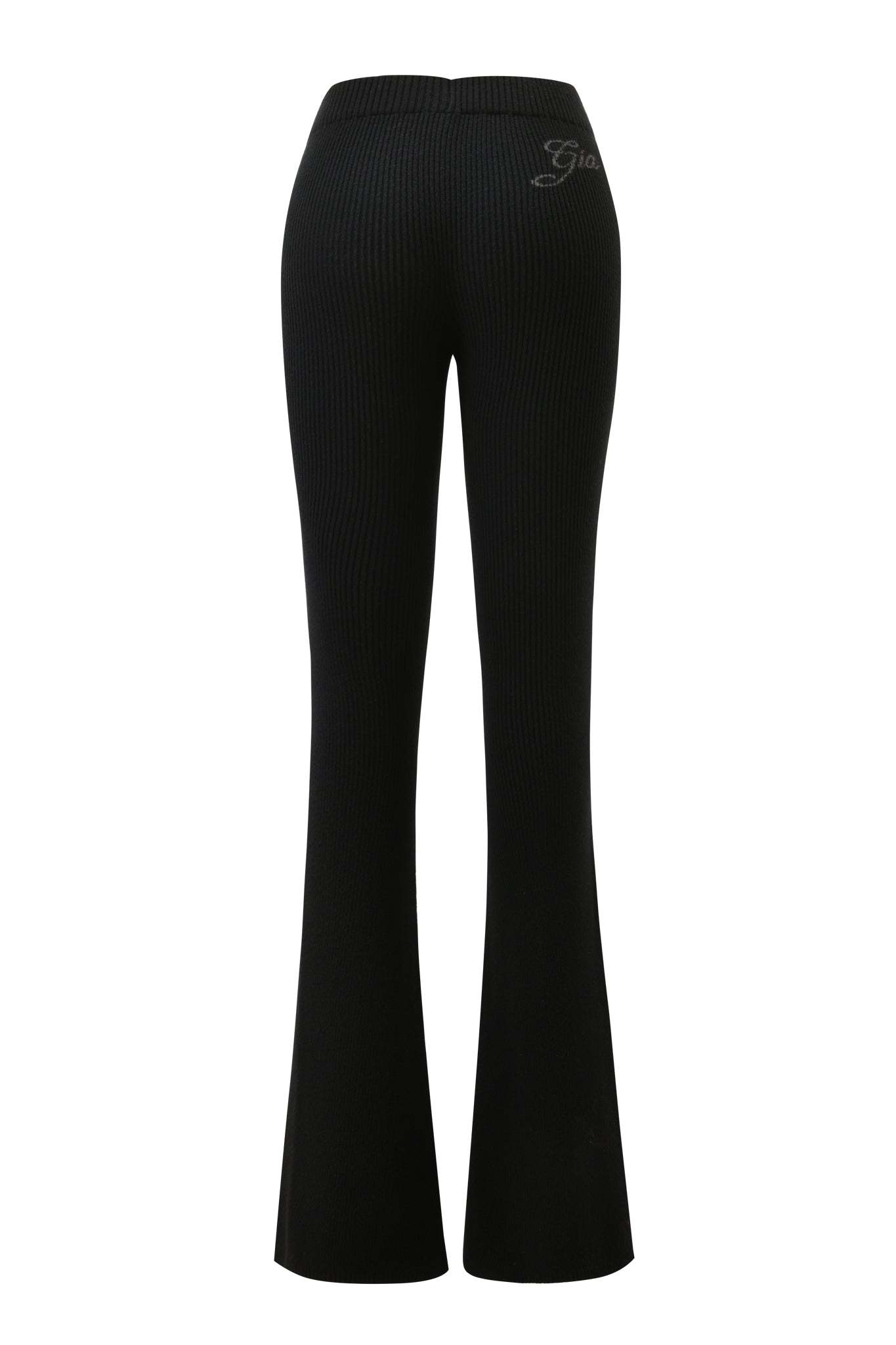 BLARE KNIT TRACKPANT - BLACK