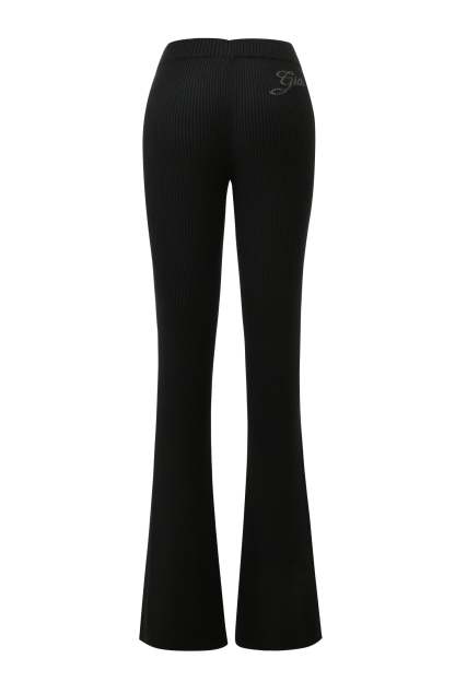 BLARE KNIT TRACKPANT - BLACK