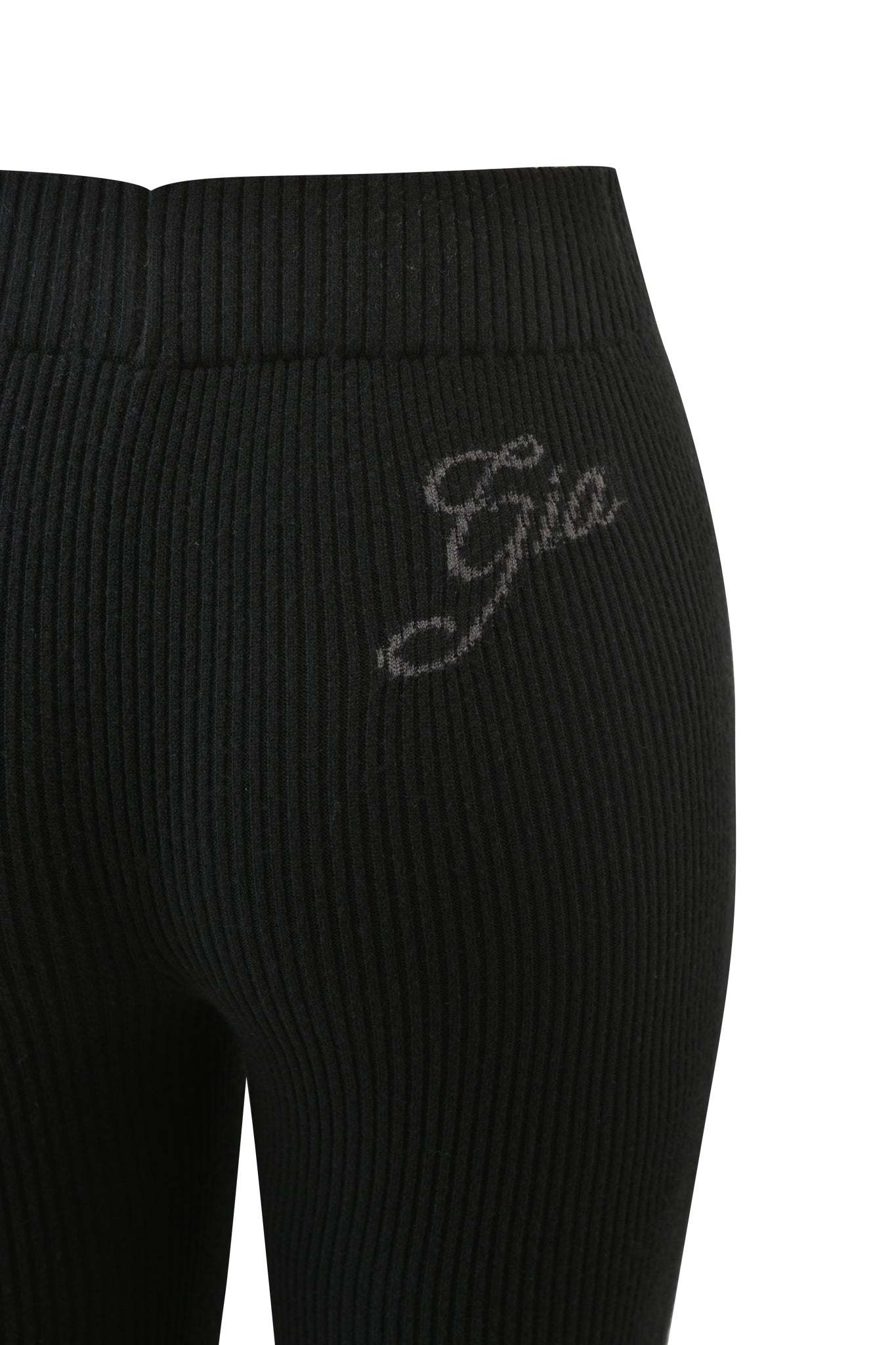 BLARE KNIT TRACKPANT - BLACK