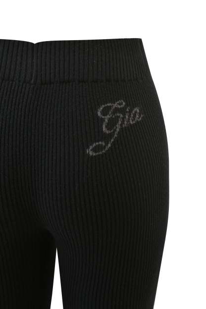BLARE KNIT TRACKPANT - BLACK