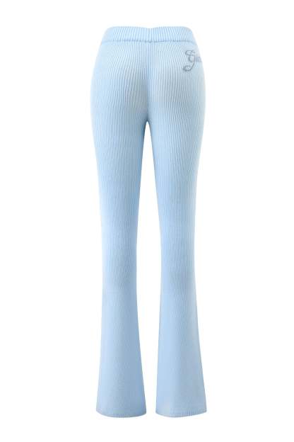 BLARE KNIT TRACKPANT - BLUE