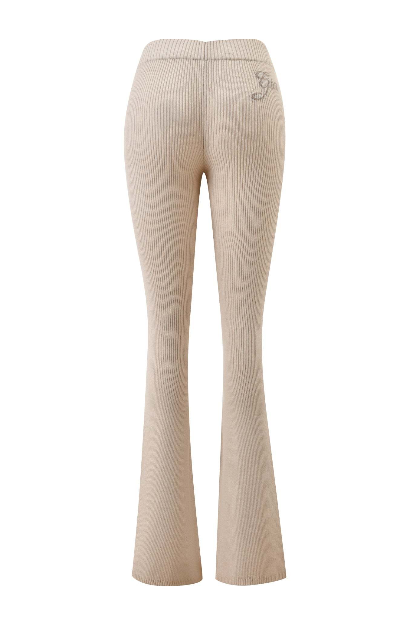 BLARE KNIT TRACKPANT - CREAM