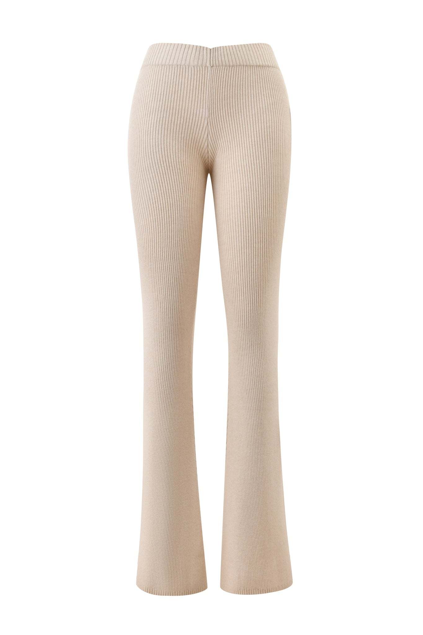 BLARE KNIT TRACKPANT - CREAM