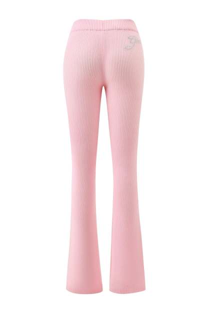 BLARE KNIT TRACKPANT - PINK