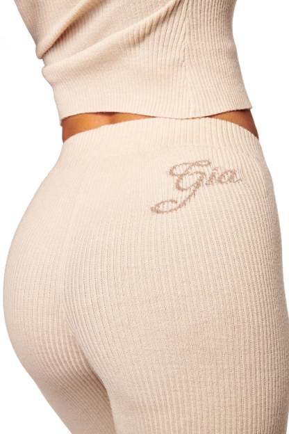 BLARE KNIT TRACKPANT - CREAM